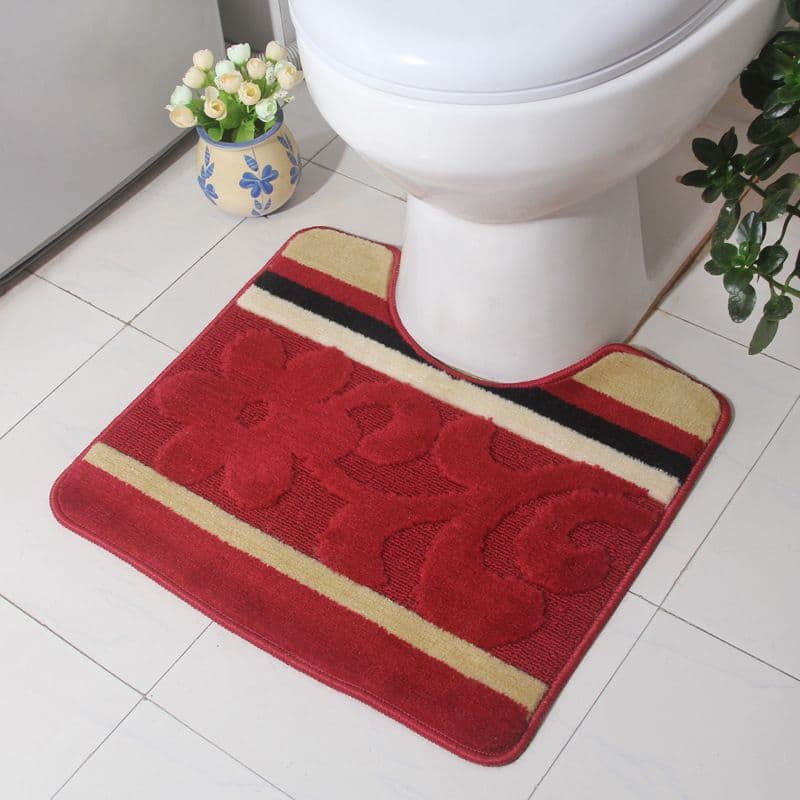 トイレマット U字型便器対応吸水速乾トイレマット