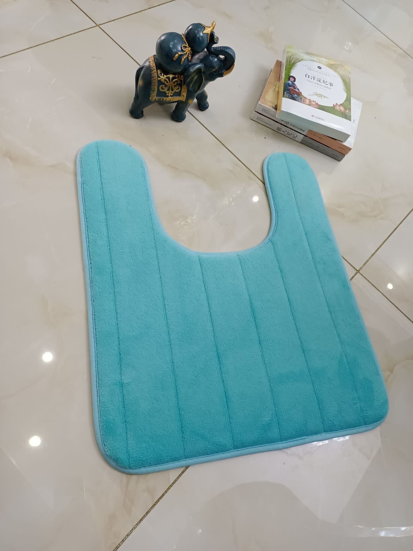 トイレマット 縦ライン柄便器回り専用トイレマット