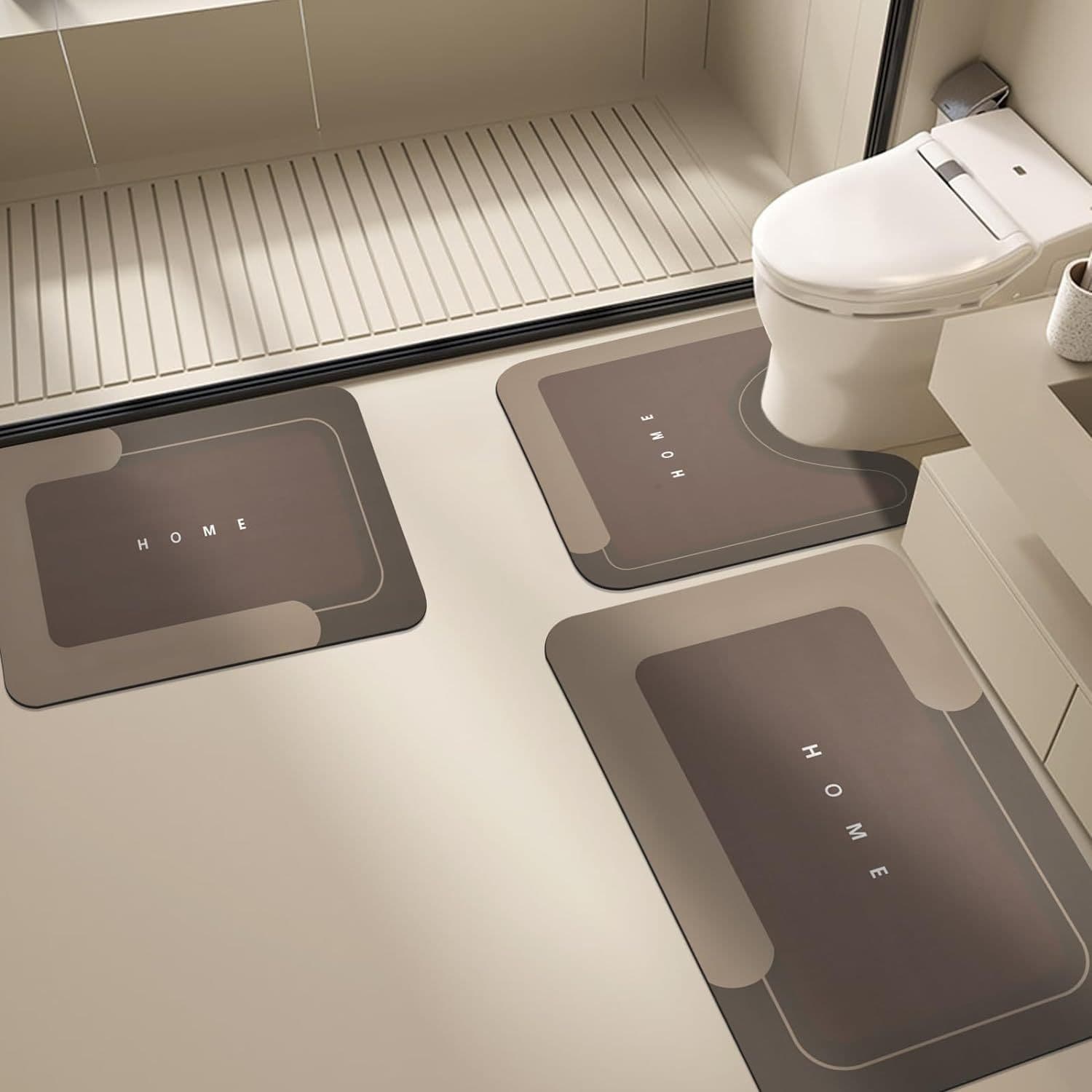 トイレマット シリコントイレマット3点セット