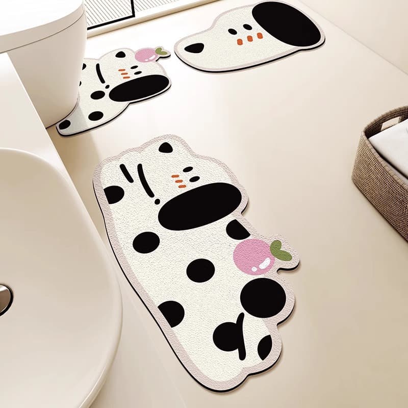 トイレマット 動物モチーフ珪藻土トイレマット