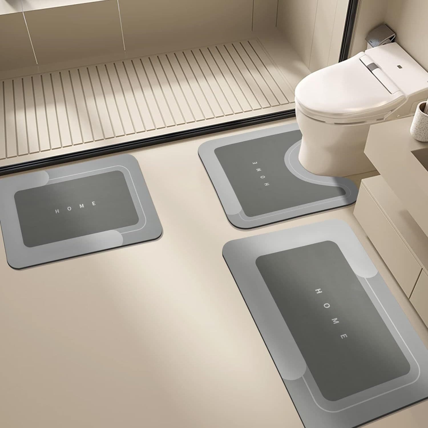 トイレマット シリコントイレマット3点セット